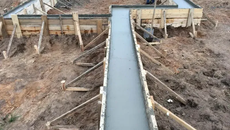 Заливка фундамента цена Заливка фундамента цена